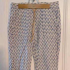 J Crew size 2 linen like draw string pants